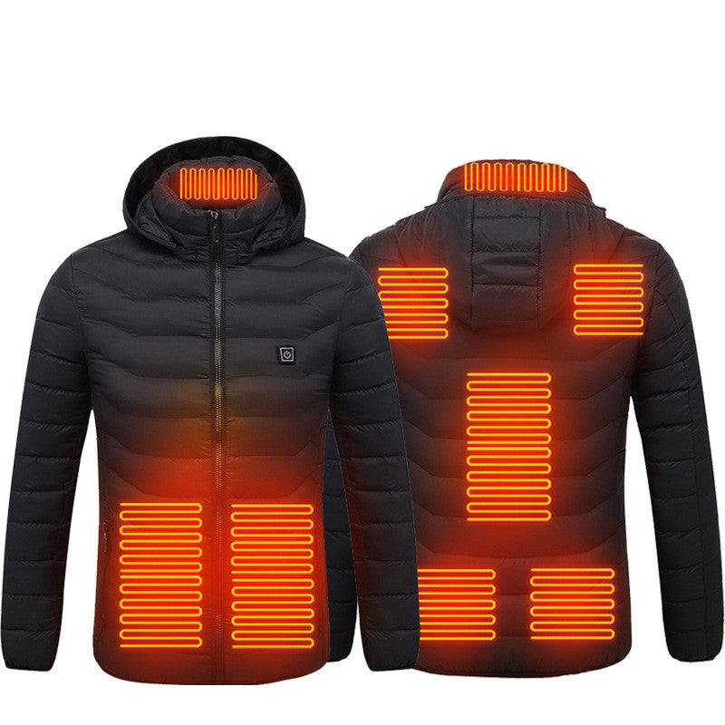 Smart heating jacket